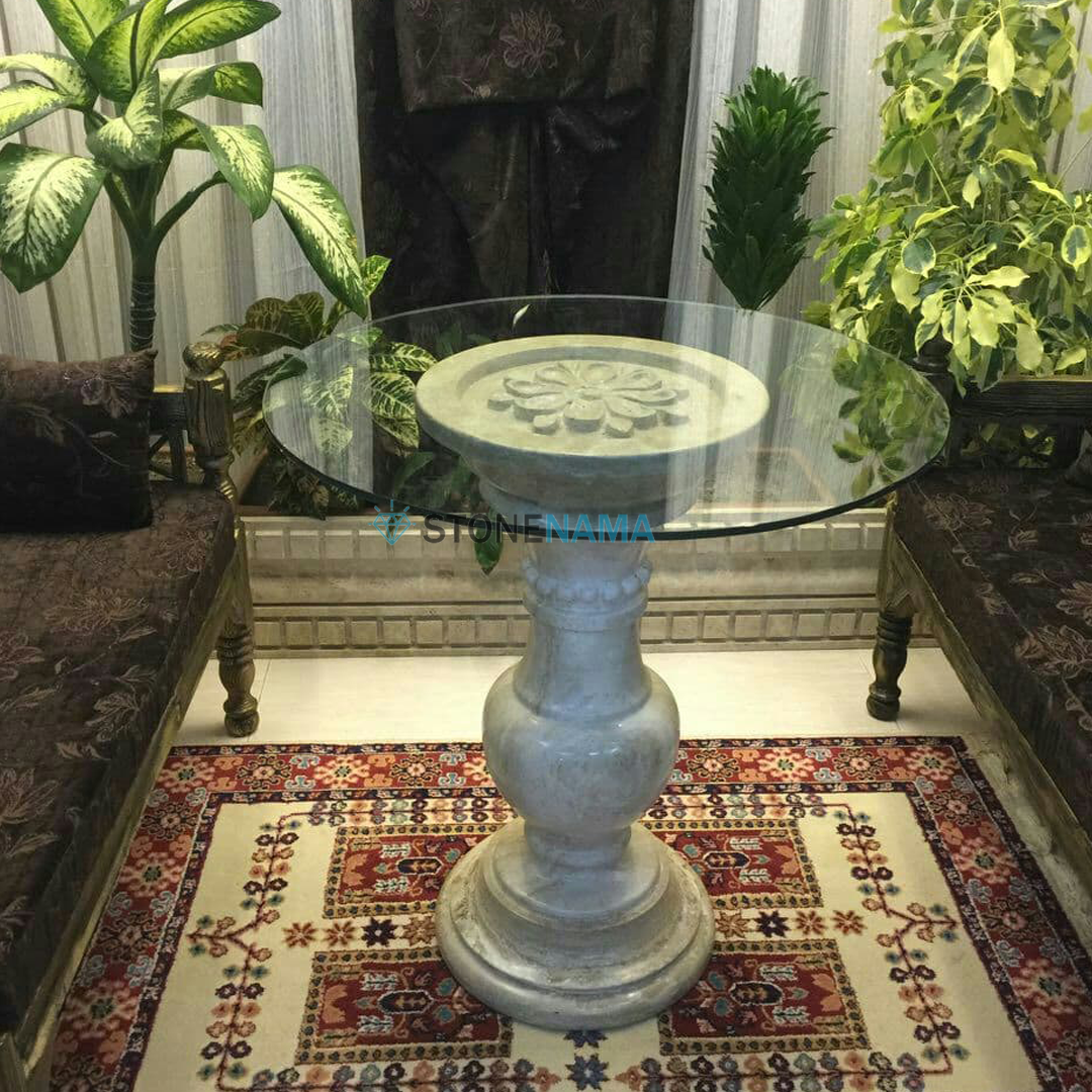 میز سنگی بلند میز سنگی بلند