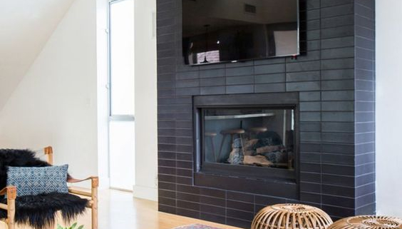 دکور شومینه و ایجاد تضاد